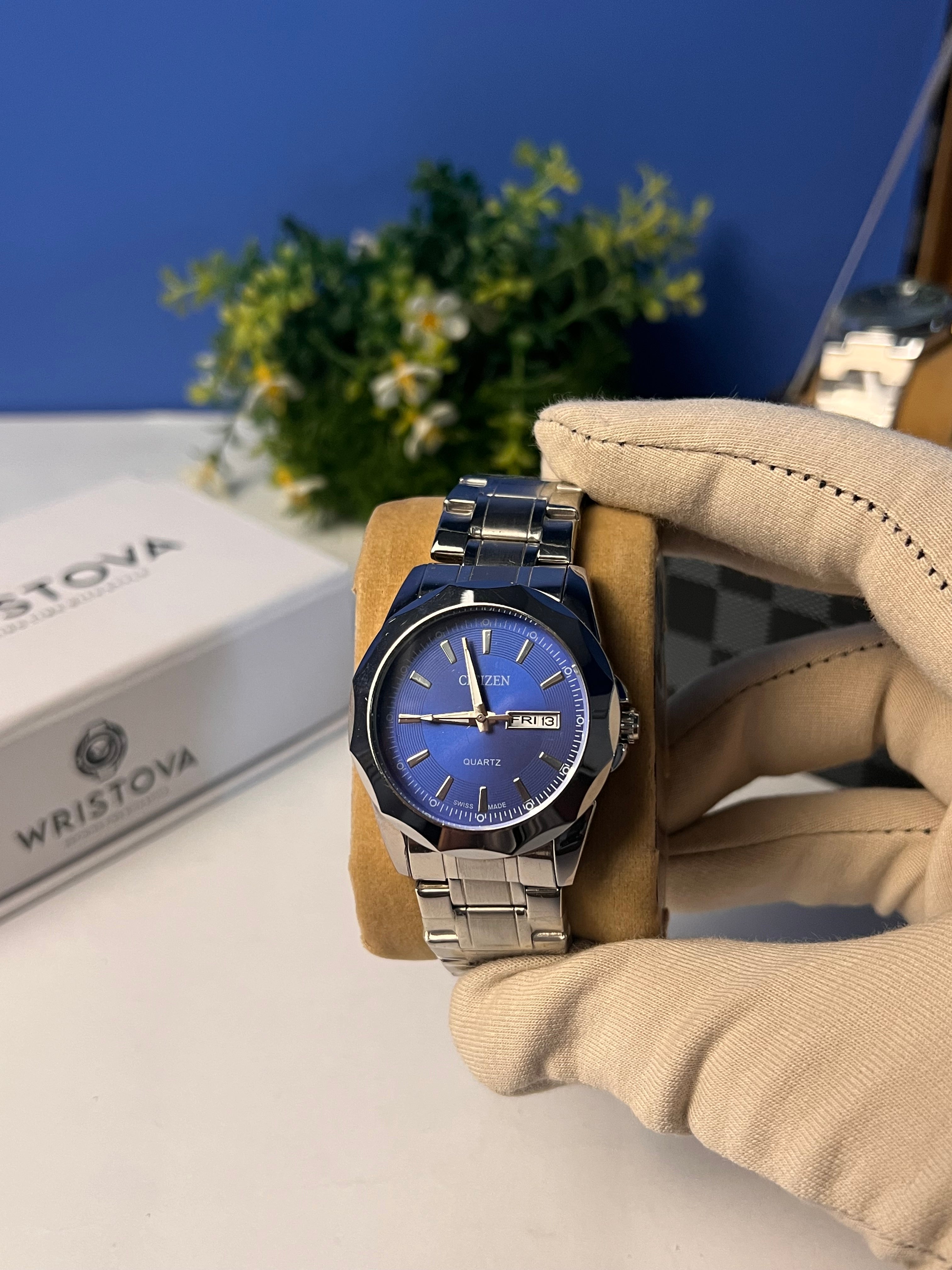 9264 Citizen Blue Dial Metal Band