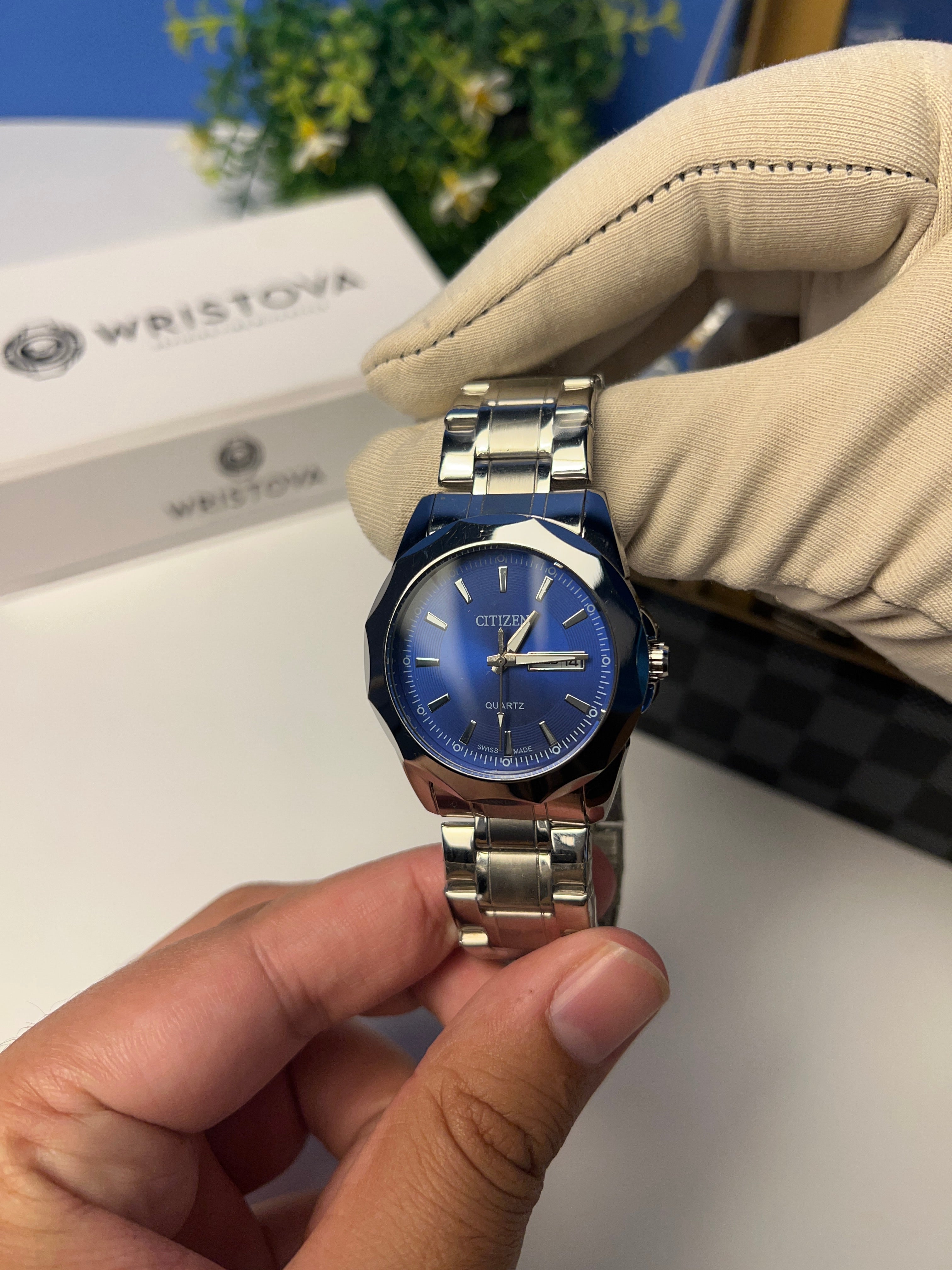 9264 Citizen Blue Dial Metal Band