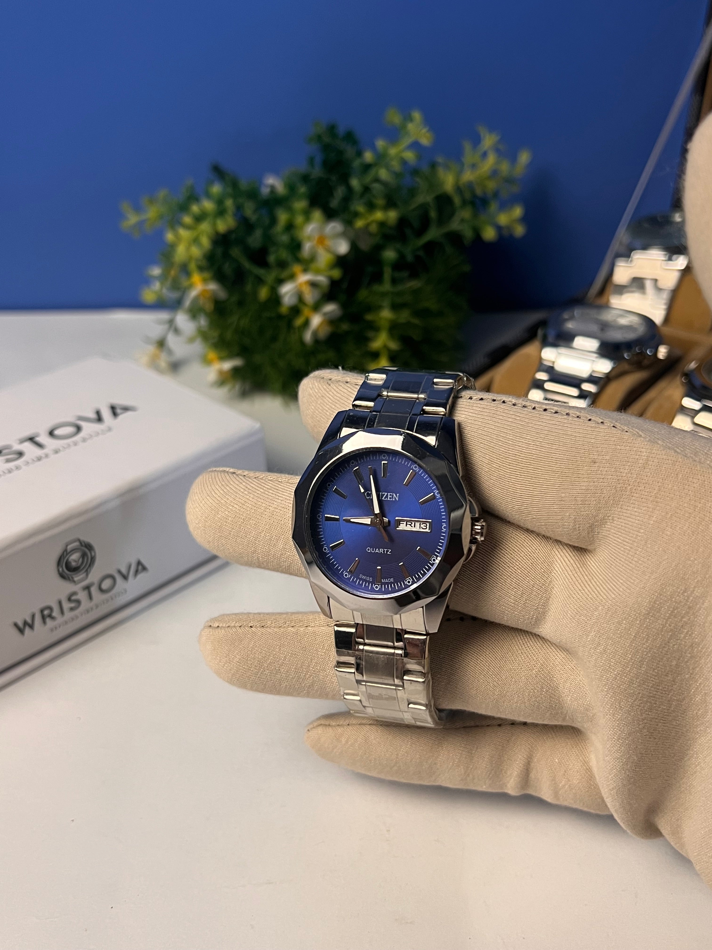 9264 Citizen Blue Dial Metal Band