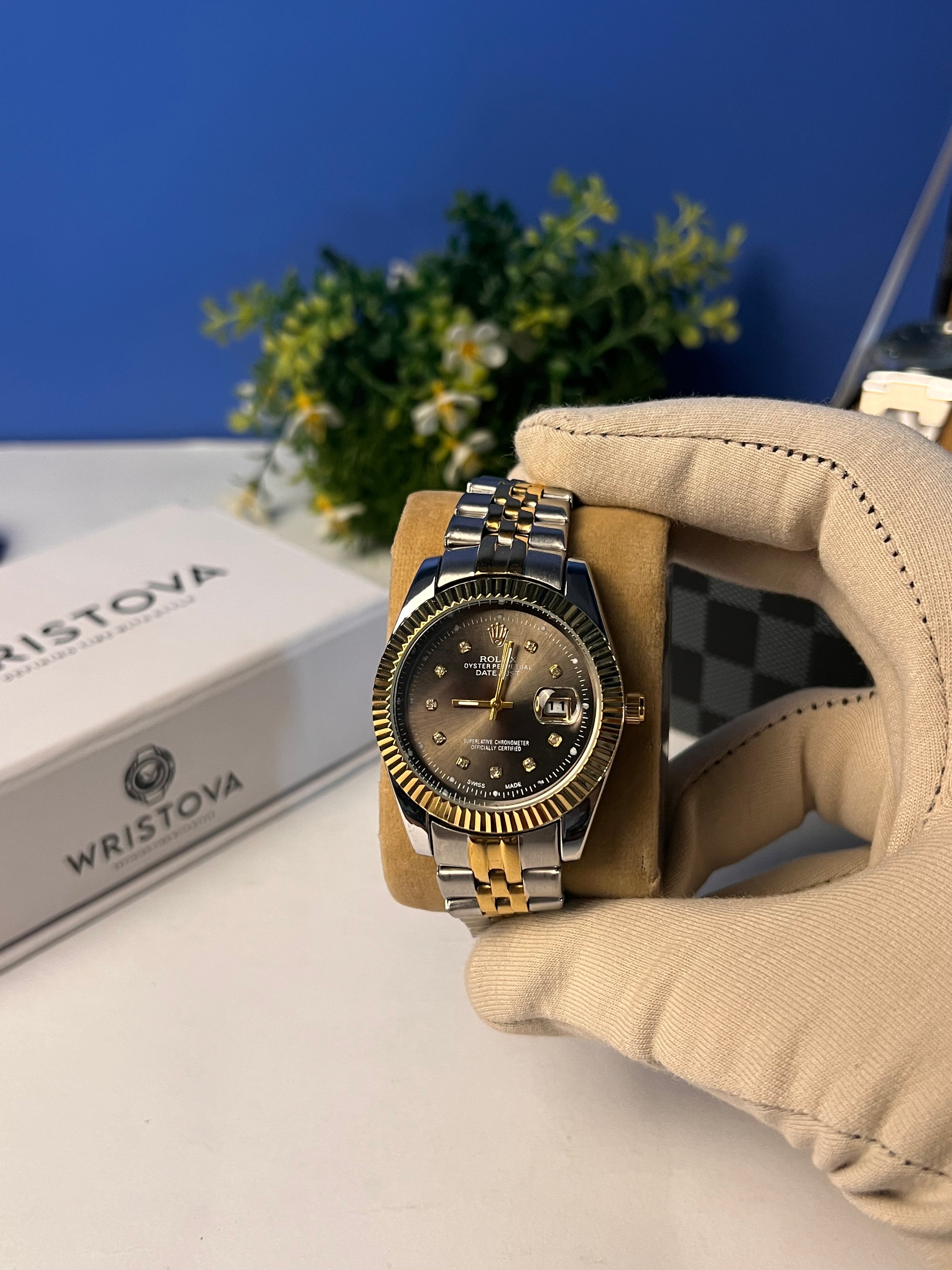 Rolex Datejust Dal Tone Watch