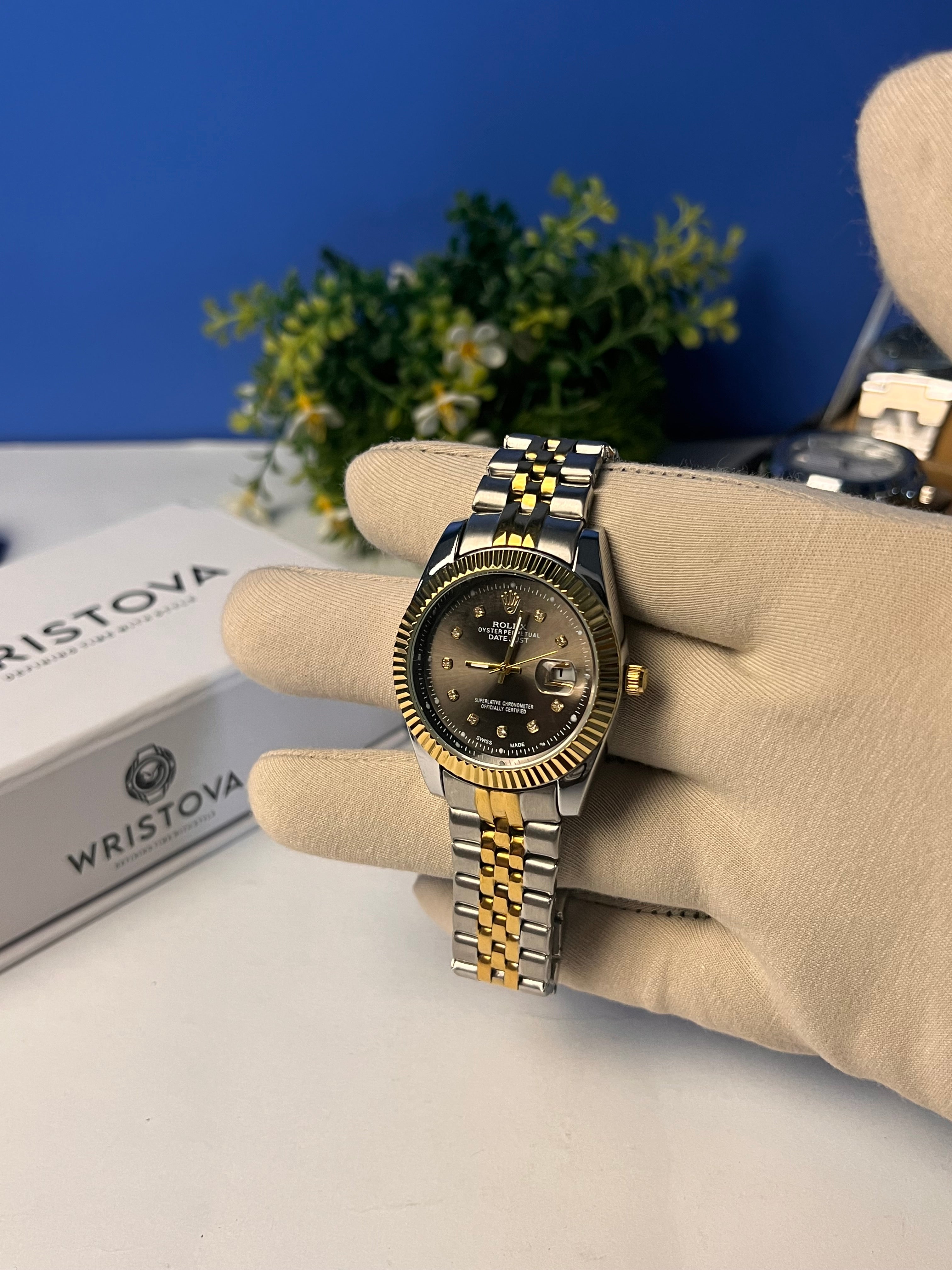 Rolex Datejust Dal Tone Watch