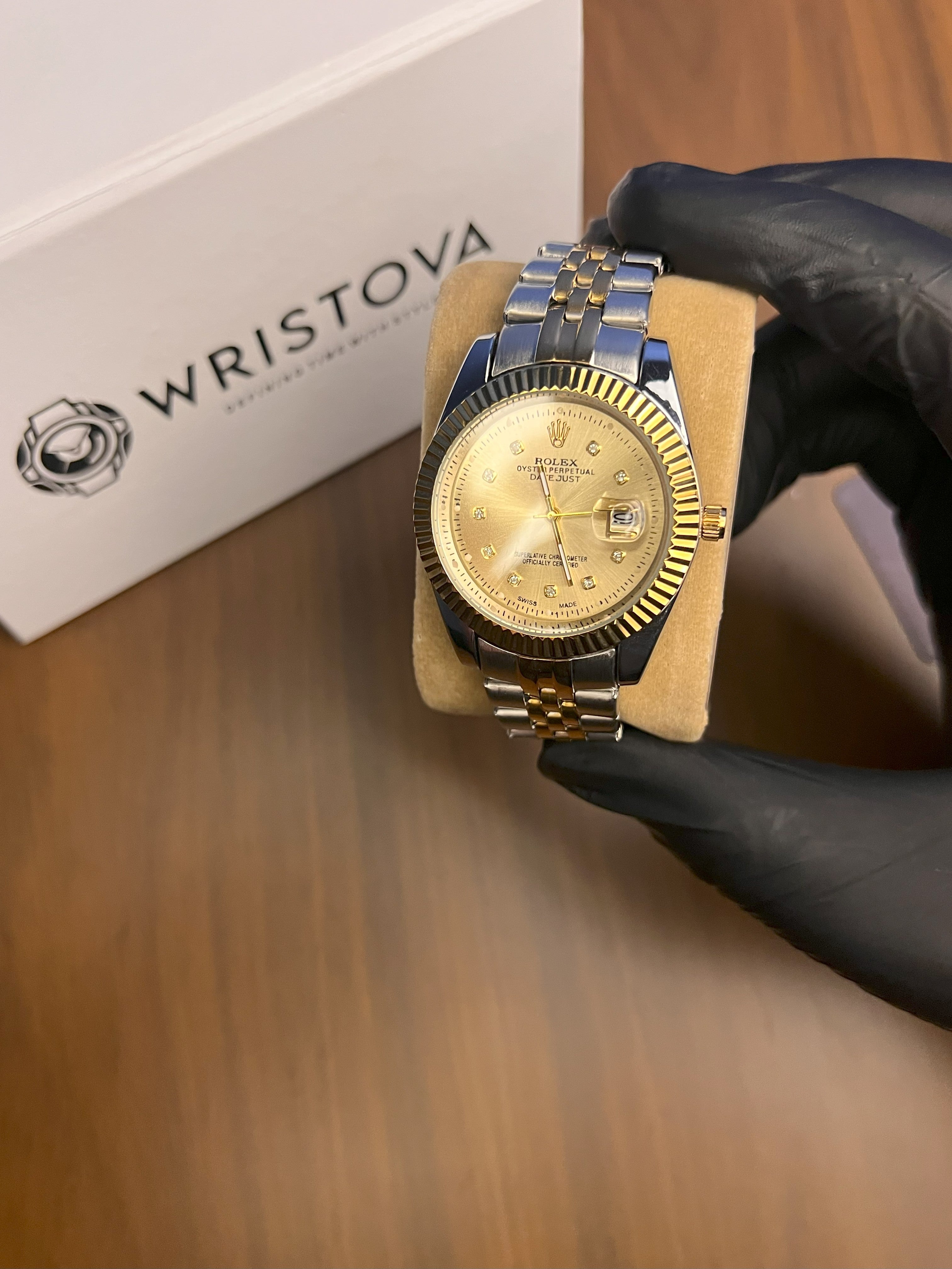 Rolex Oyster Dual Tone Watch