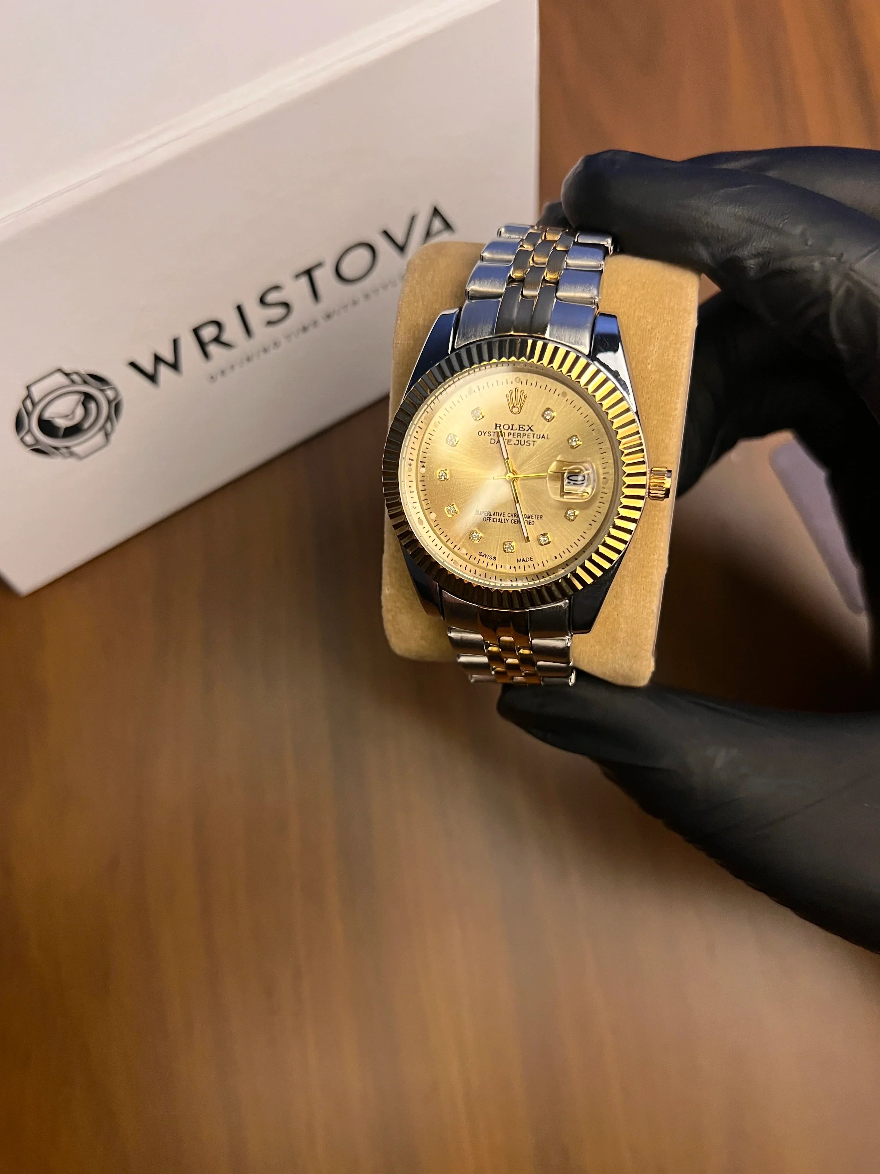 Rolex Oyster Dual Tone Watch