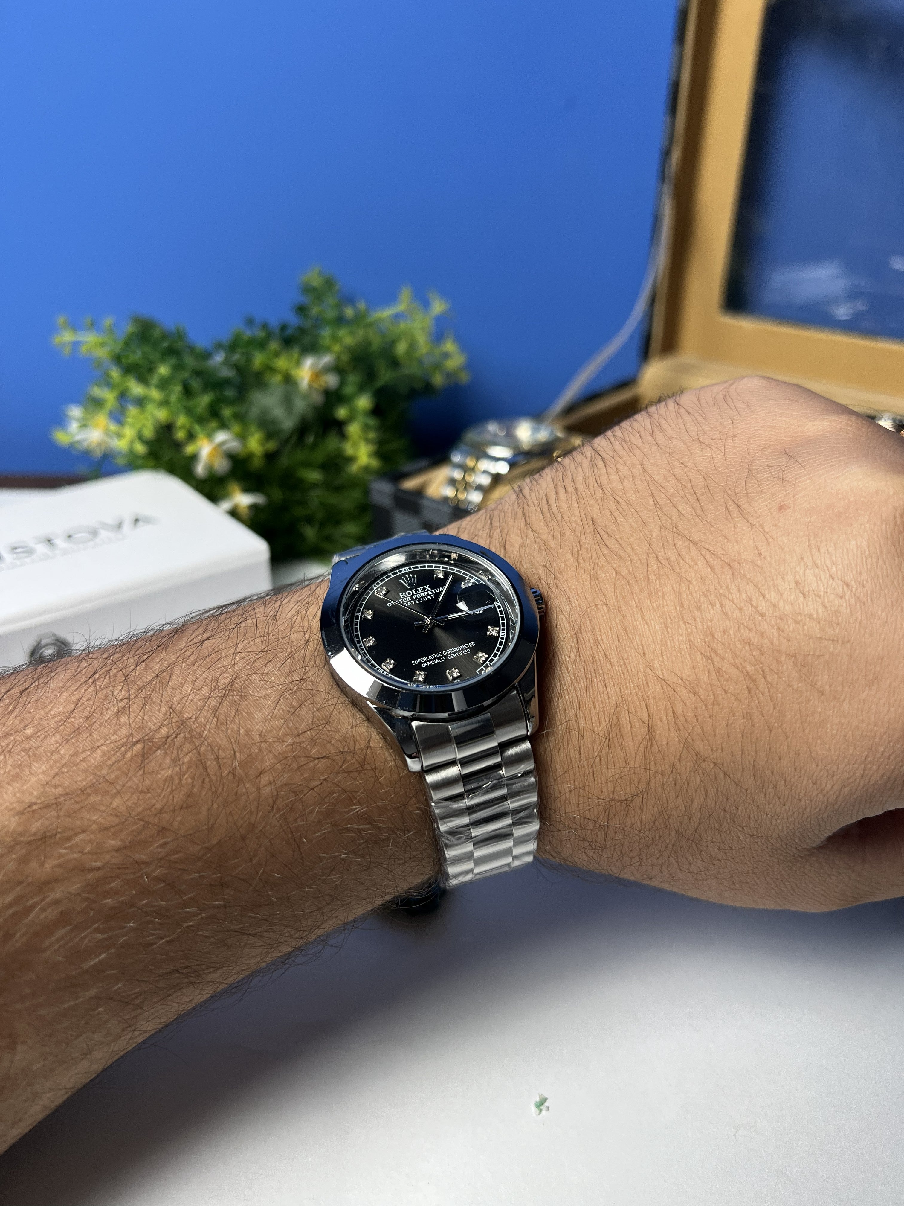 Rolex Oyster Black Watch