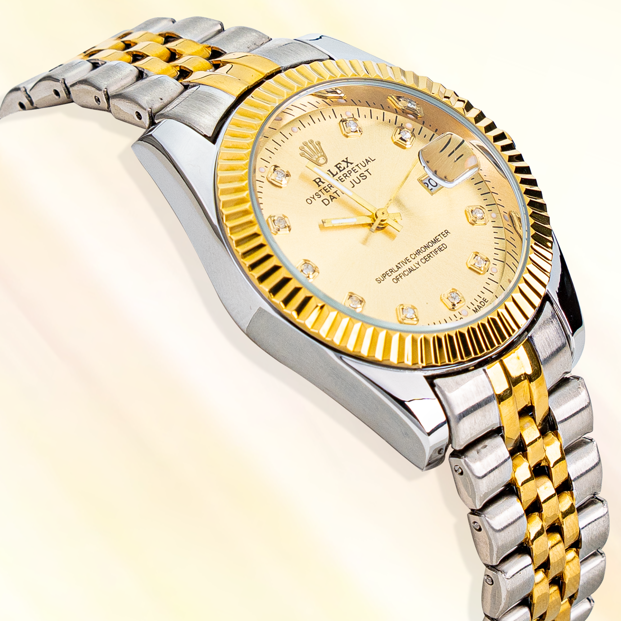 Rolex Oyster Dual Tone Watch