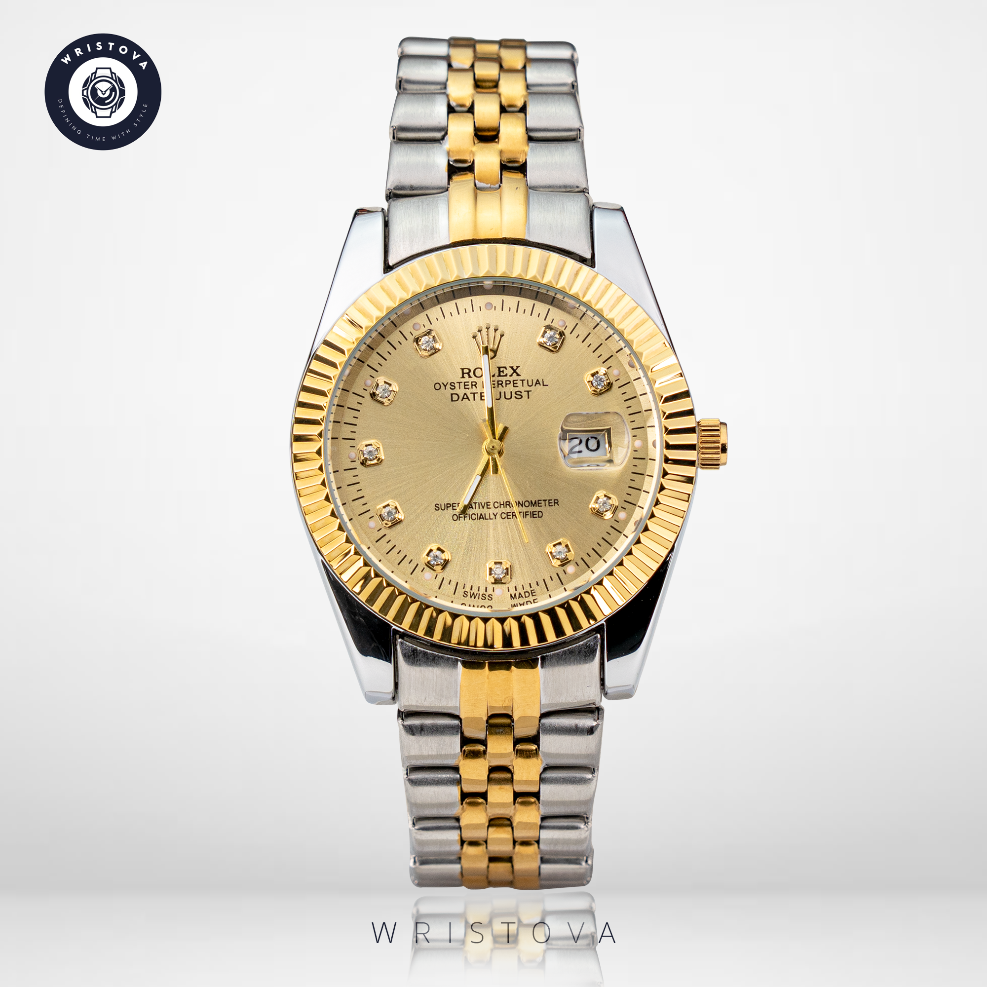 Rolex Oyster Dual Tone Watch