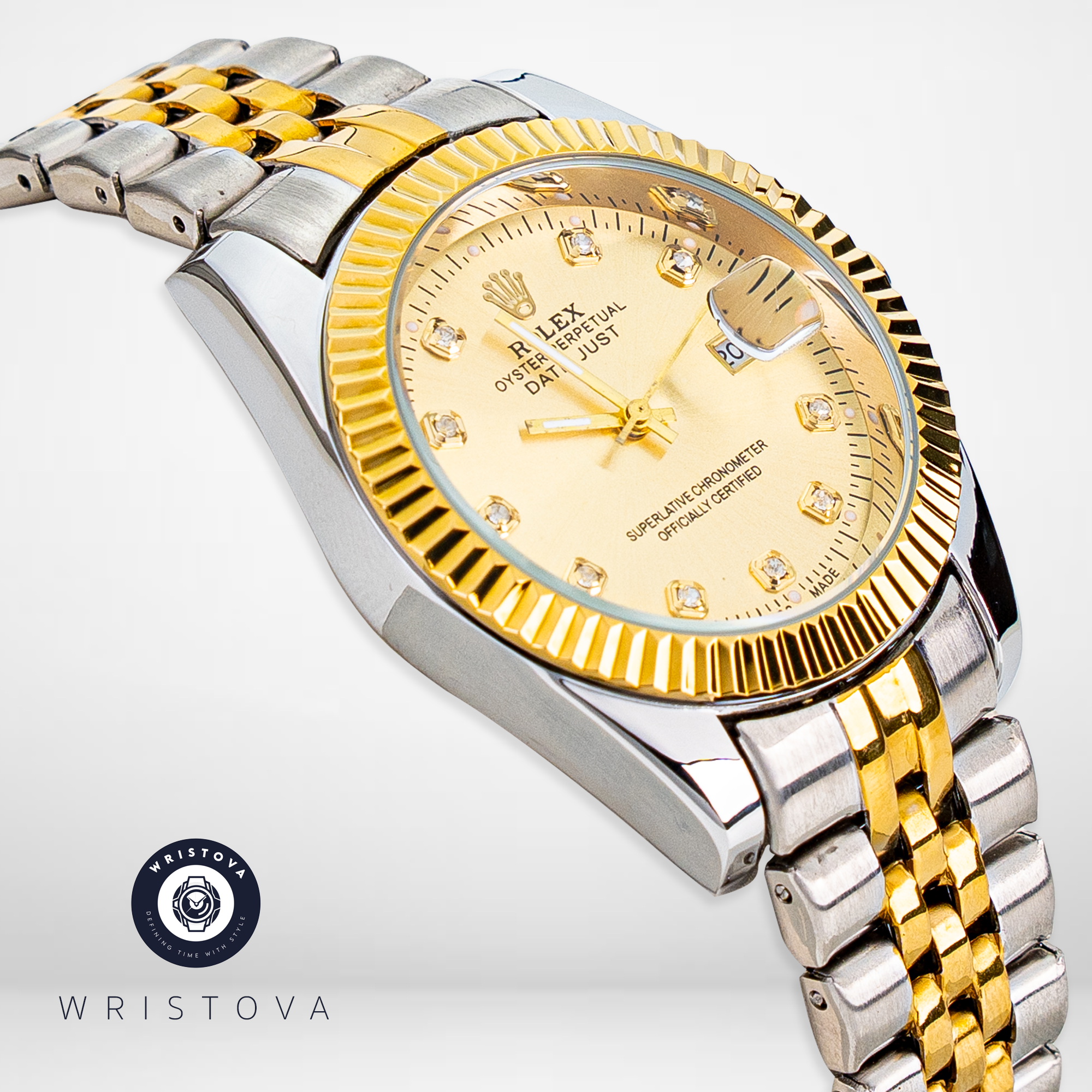 Rolex Oyster Dual Tone Watch