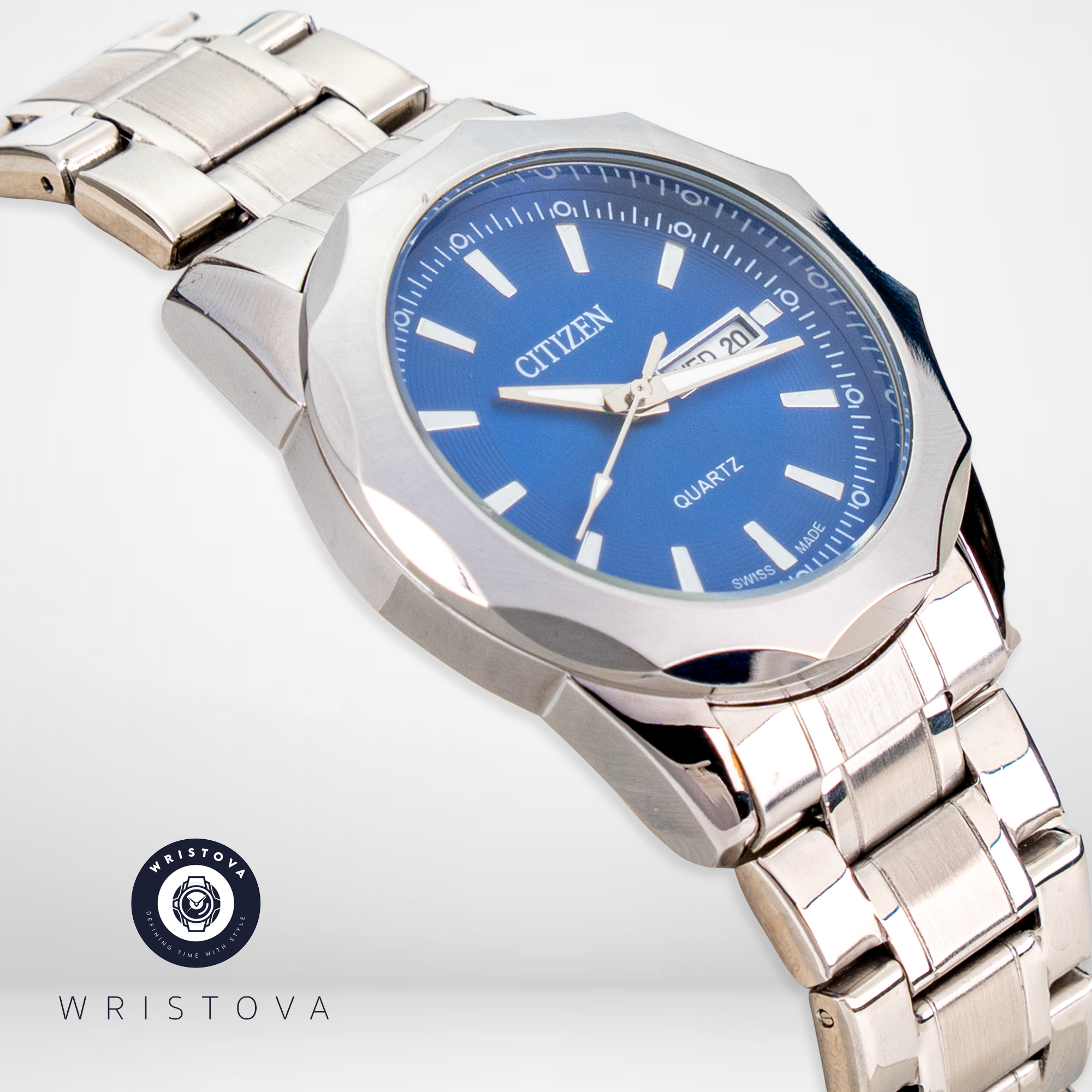 9264 Citizen Blue Dial Metal Band