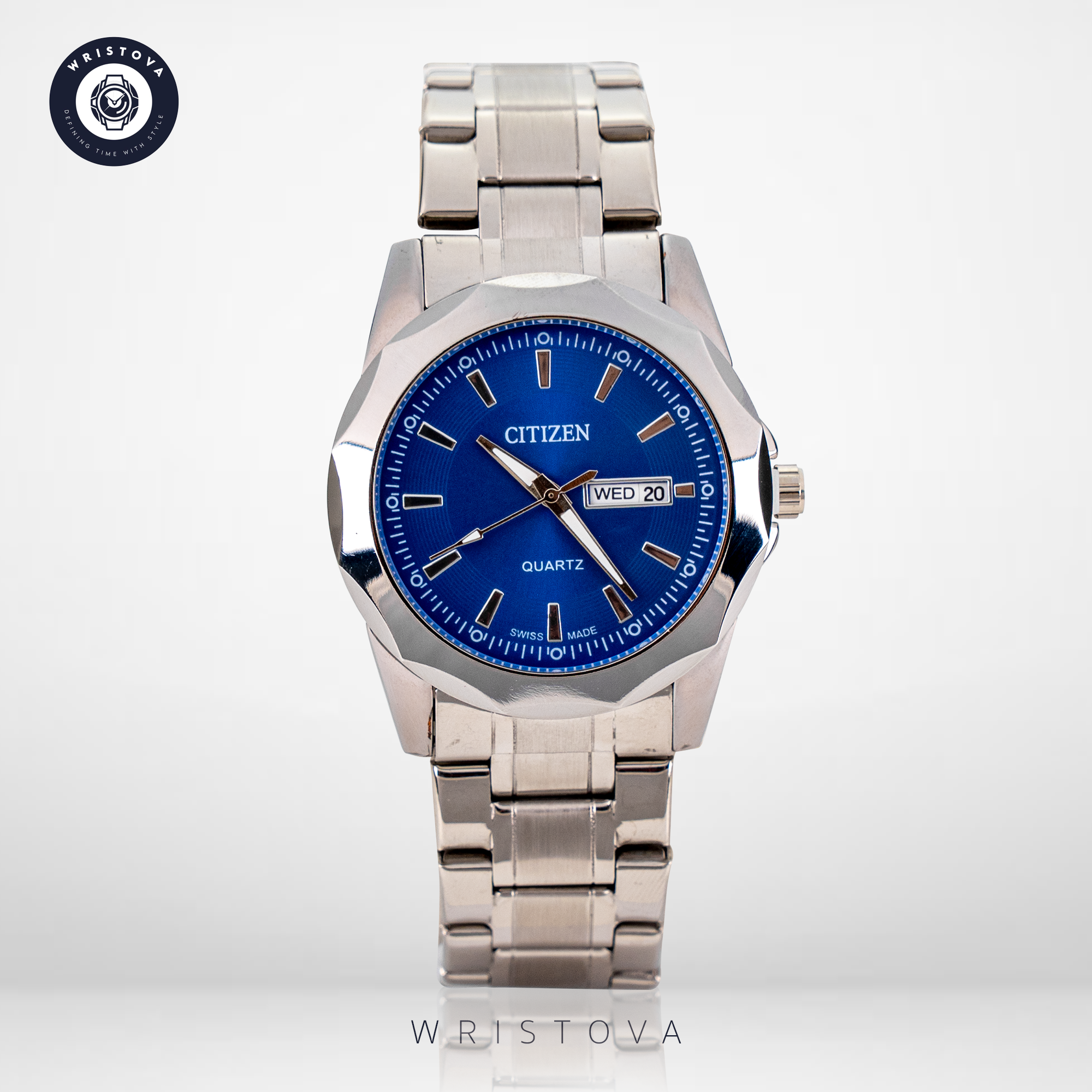 9264 Citizen Blue Dial Metal Band