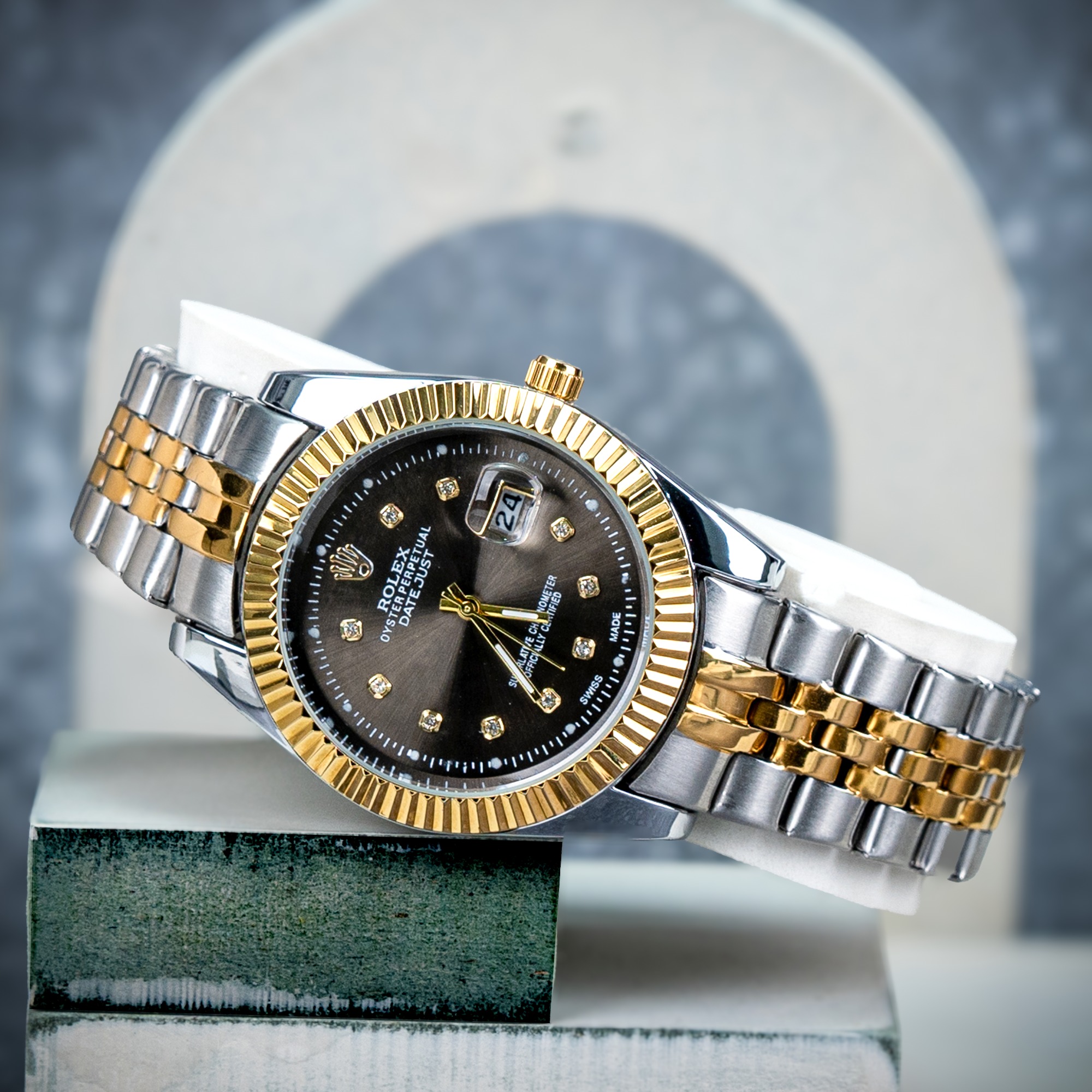 Rolex Datejust Dal Tone Watch